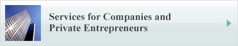 Services for Companies and Private Entrepreneurs